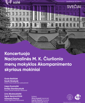 LMTA SVEČIUOSE – Nacionalinės M. K. Čiurlionio menų mokyklos Akompanimento skyriaus mokiniai