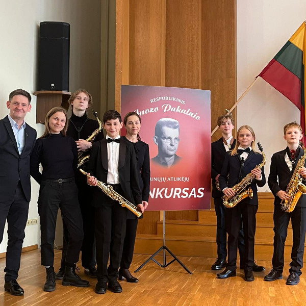 Išskirtiniai čiurlioniukų pasiekimai XXXIII respublikiniame J. Pakalnio jaunųjų atlikėjų pučiamaisiais ir mušamaisiais instrumentais konkurse