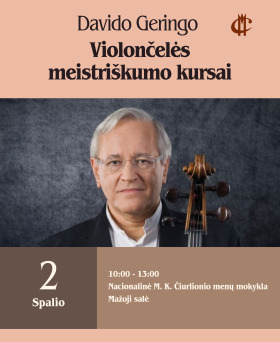 D. Geringo violončelės meistriškumo kursai