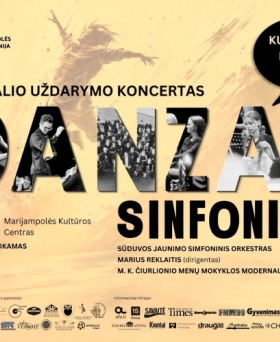 Šiuolaikinio šokio programos mokiniai šoks koncerte „DANZA SINFONICA“
