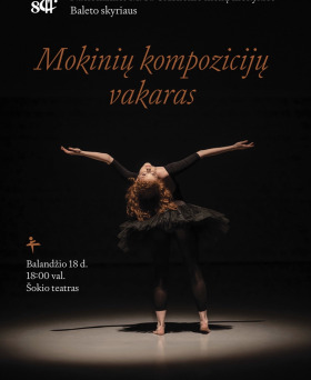 Baleto skyriaus „Mokinių kompozicijų vakaras“