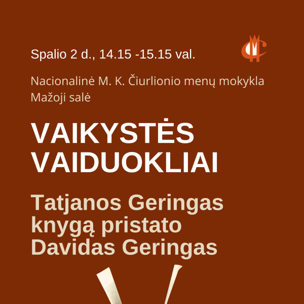 T. Geringas knygos „Vaikystės vaiduokliai“ pristatymas