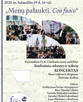 Koncertas „MENŲ PAŠAUKTI. CON FUOCO“