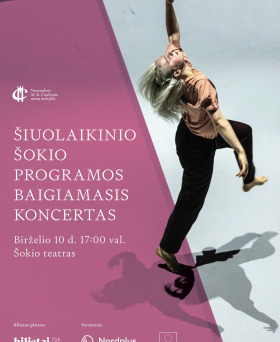 NMKČMM Baleto skyriaus šiuolaikinio šokio programos mokinių baigiamasis koncertas