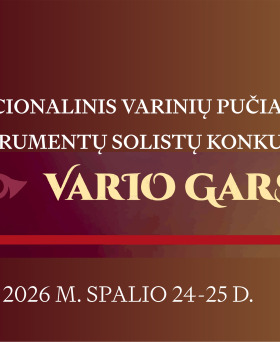 V nacionalinis varinių pučiamųjų instrumentų solistų konkursas „VARIO GARSAI“