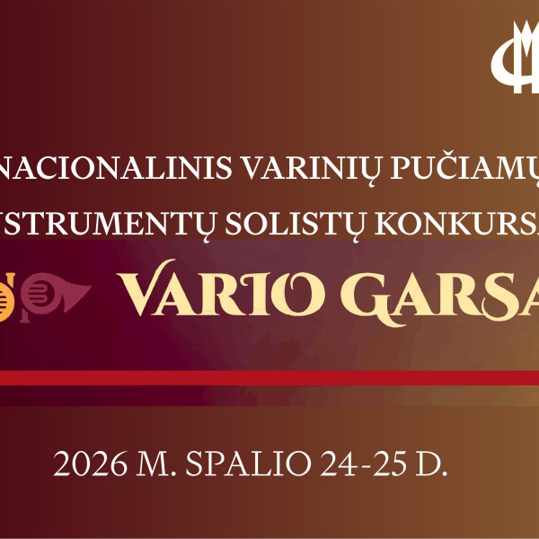 Dalyvaukite nacionaliniame varinių pučiamųjų instrumentų solistų konkurse „VARIO GARSAI“